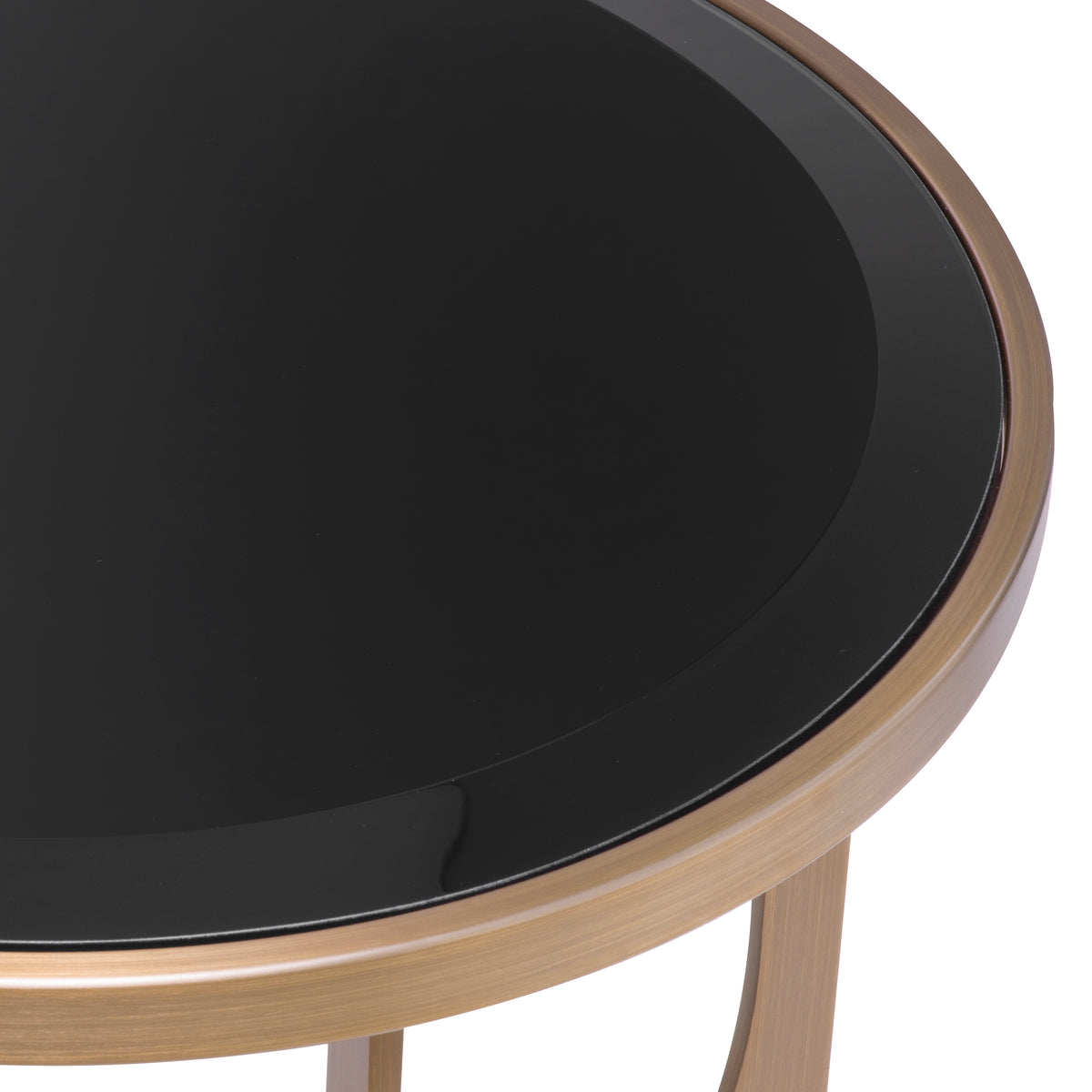 Eichholtz Side Table Elegance brushed brass finish The Elegance Side Table is a beautiful and functional addition toyour living room. Featuring a stu