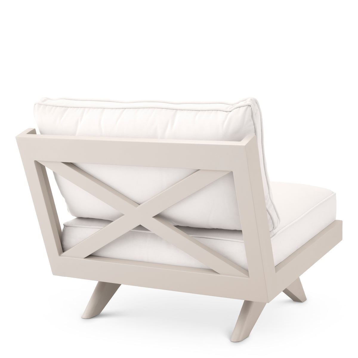 Eichholtz Outdoor Chair Lomax sand sunbrella canvas The Lomax Chair is fitted for a variety of outdoor scenarios, ranging from beach clubs and exotic re