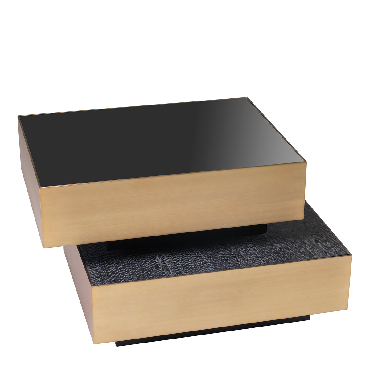 Eichholtz Side Table Shelton brushed brass finish Create an extravagant new look in your living room with Side Table Shelton. This quirky design featu