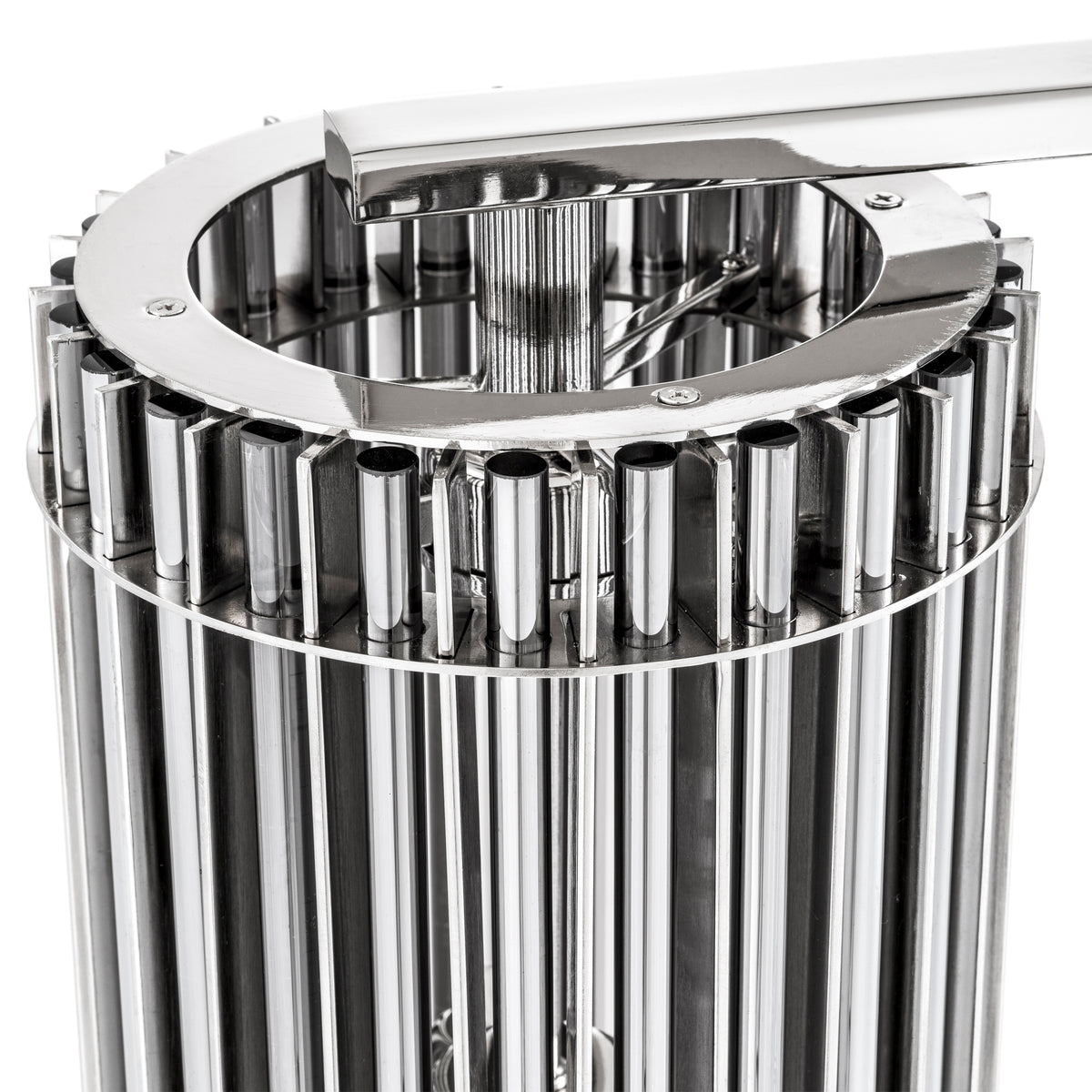 Eichholtz Table Lamp Pimlico nickel finish Channel the metallic modernity of the Pimlico Table Lamp into your home décor. The sleek lamp base w