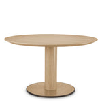 Eichholtz Dining Table Astro natural oak veneer bronze finish Introducing the resplendent Astro Dining Table, a true masterpiece for discerning tastes. Its