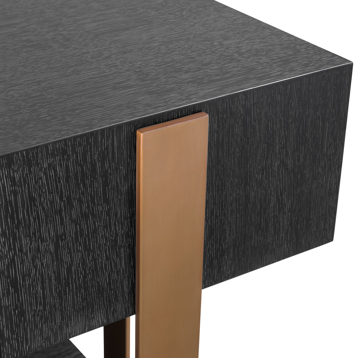 Eichholtz Console Table Nerone charcoal grey oak veneer Give your hallway or living room a real modern feel with Console Table Nerone. Supremely stylish an