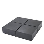 Eichholtz Coffee Table Puro set of 4 charcoal grey oak veneer Coffee Table Puro is a practical 4-piece set of square tables that will give you a lot of lay