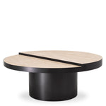 Eichholtz Coffee Table Excelsior bronze finish travertine The exceptional Excelsior Coffee Table is a harmonious fusion of luxurious design and natural bea