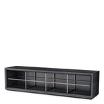Eichholtz TV Cabinet Hennessey L charcoal grey oak veneer Bring a modern feel to your living room or entertainment space with TV Cabinet Hennessy L. Pairin