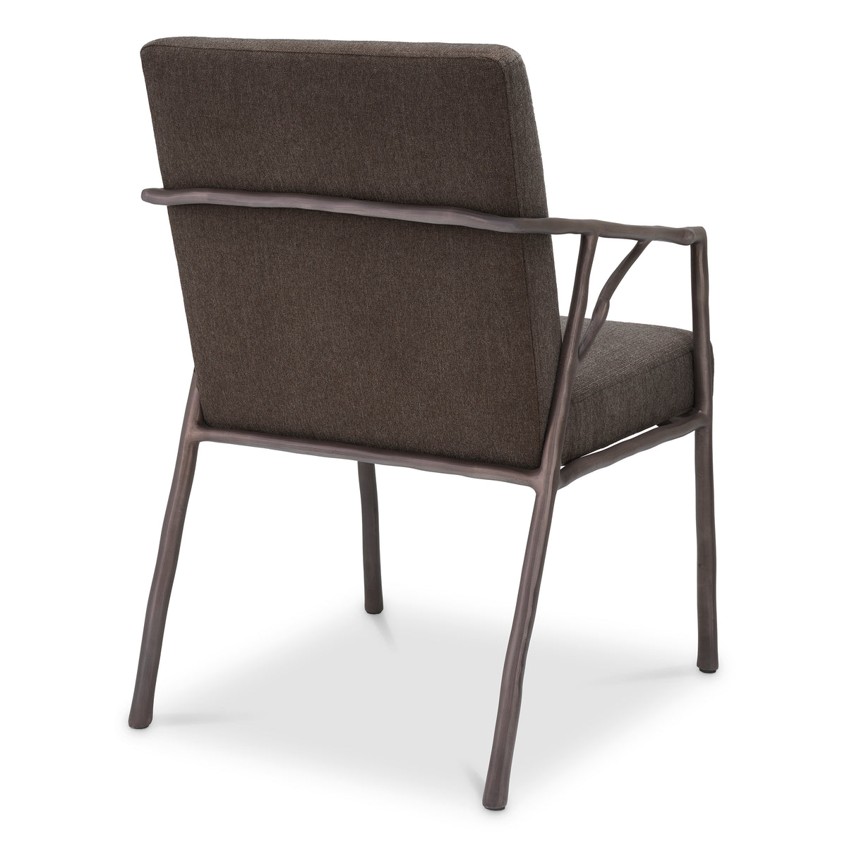 Eichholtz Dining Chair Antico medium bronze finish abrasia Add a sense of statement and appeal to your living space with Dining Chair Antico. Featuring a super - 2