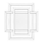 Eichholtz Mirror Mortimer clear mirror glass The distinctive Mortimer Mirror features an interlocking mirrored frame of clear mirror glass. This