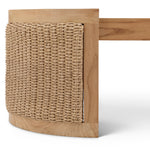 Eichholtz Outdoor Coffee Table Marenzo natural teak faux rattan Transform outdoor lounging with the Outdoor Coffee Table Marenzo, featuring a sustainably sourced te - 6