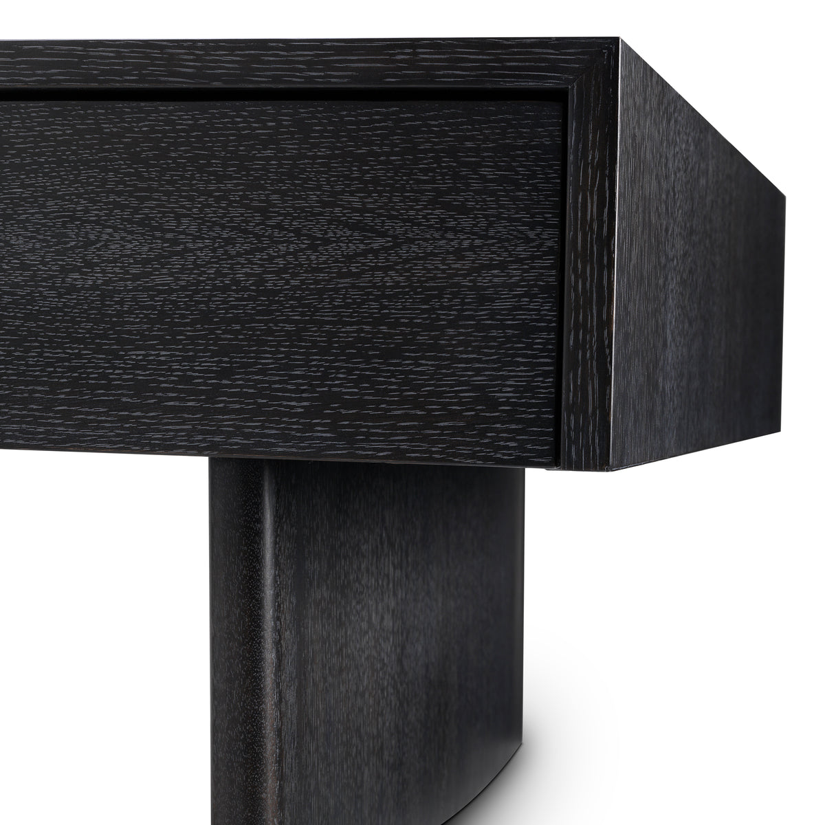 Eichholtz Coffee Table The Crest charcoal grey oak veneer incl glass top Pairing rich materials with sleek design, Coffee Table The Crest brings form and f