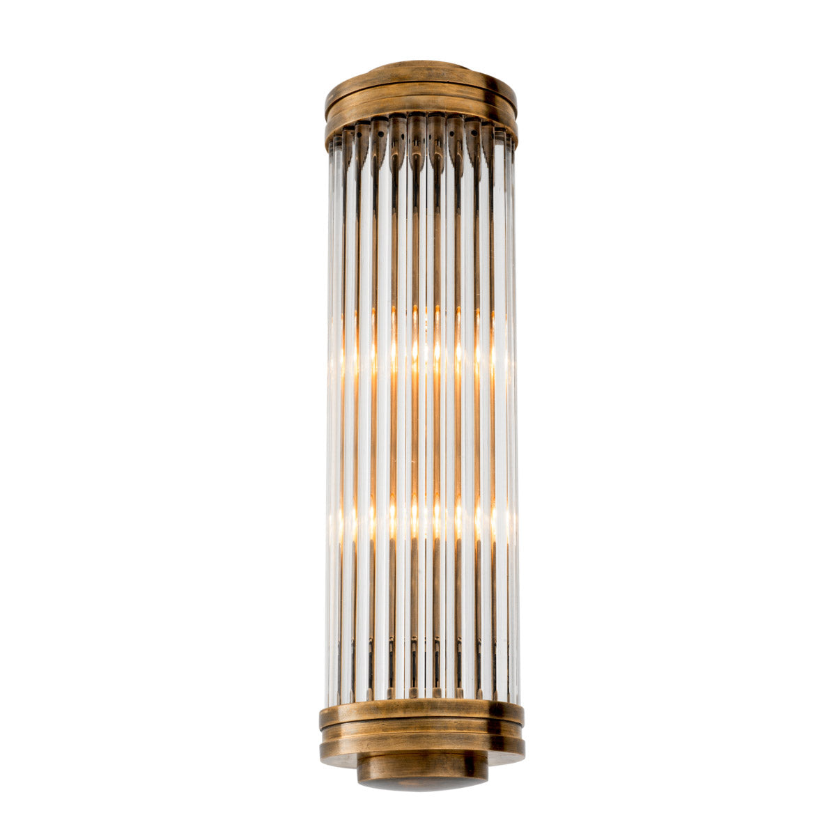 Wall Lamp Gascogne L Vintage brass finish | clear glass Lighting 110493UL 3