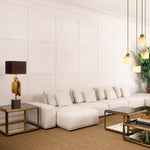 Packaging or detail view for Side Table Callum — Brass, Glass & finish highlights (Image 7)