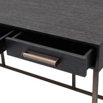 Detail shot of Desk Larsen craftsmanship — Bronze accents (Image 5)