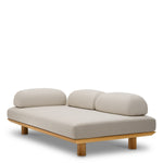 Outdoor Sofa Nomade Natural teak | lucio sand 100% solution-dyed acrylic Outdoor 116997 2