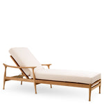 Outdoor Daybed Manzo Natural teak | flores off-white Outdoor 118465 2