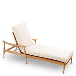 Outdoor Daybed Manzo Natural teak | flores off-white Outdoor 118465 8