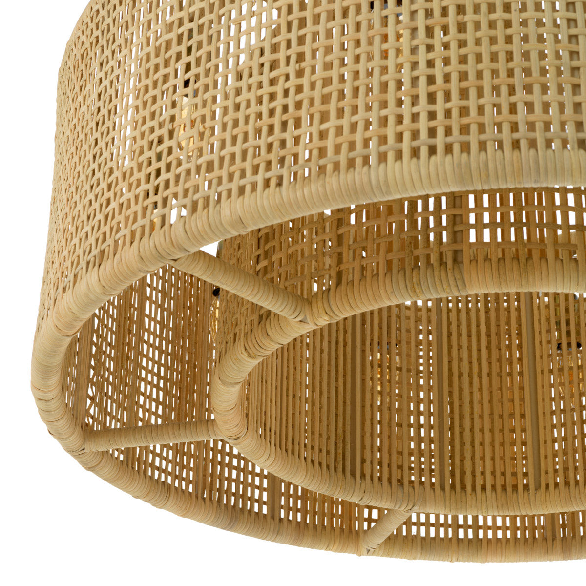Chandelier Bernardi Natural rattan | vintage brass finish Lighting 118678UL 6