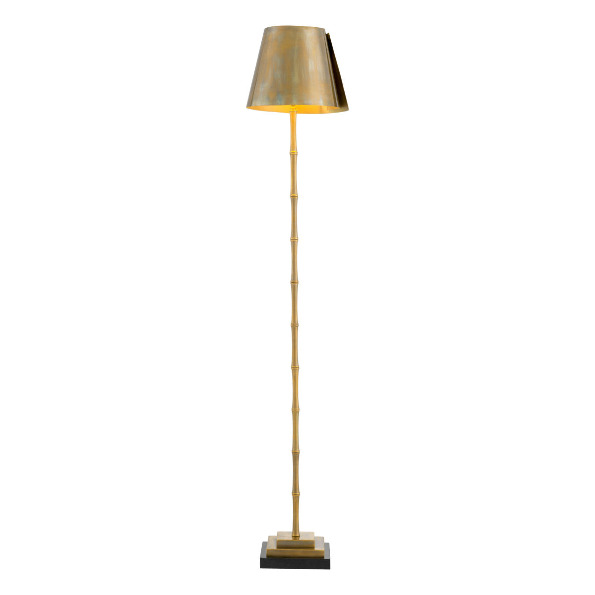 Floor Lamp Seraphina Vintage brass finish | black granite base Lighting 118941UL 3