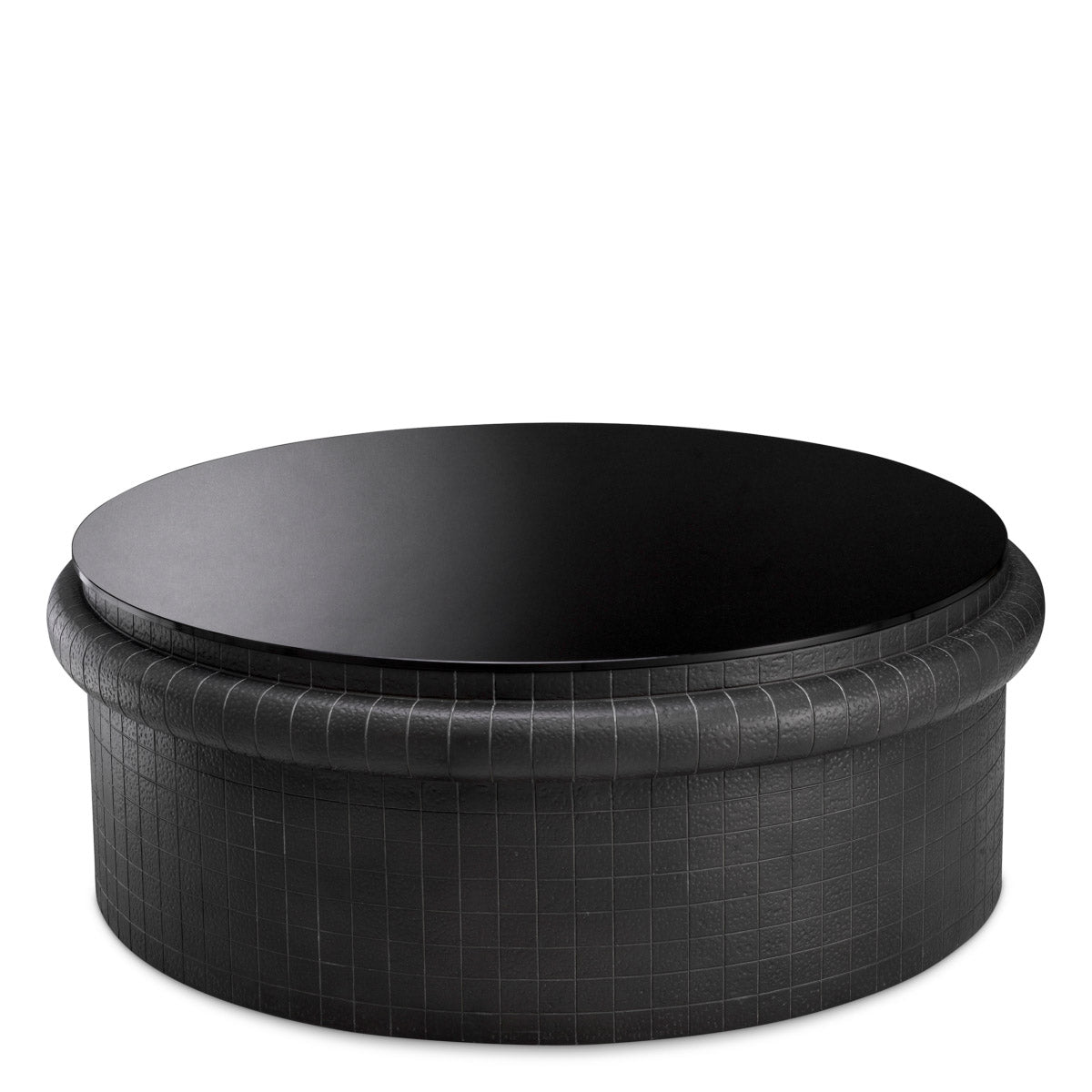 Coffee Table Tortugo Black finish | black glass Tables 119197 2