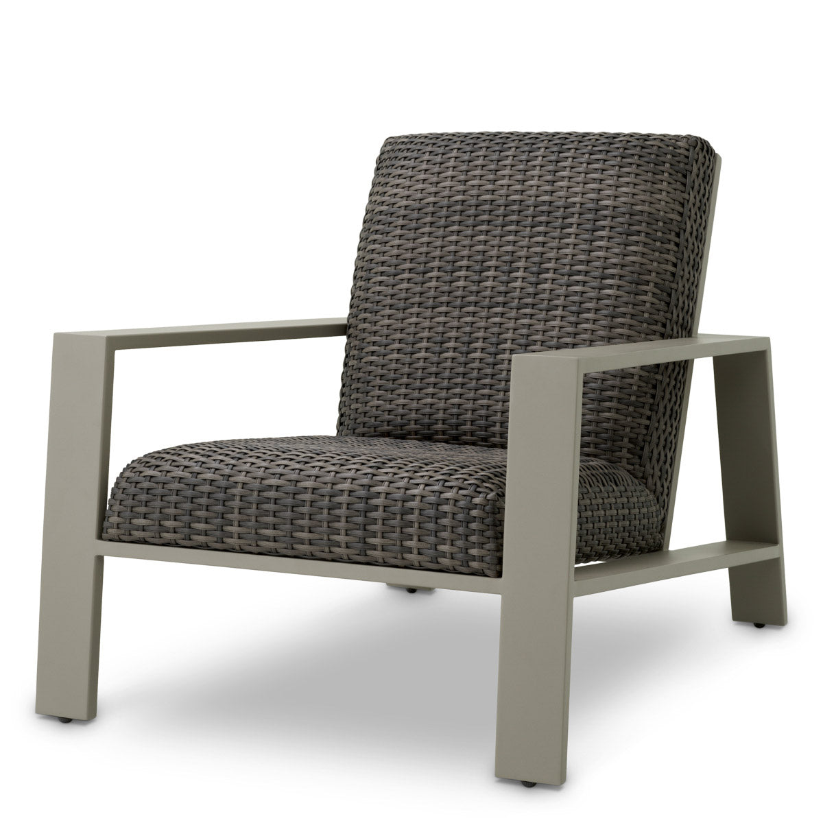 Outdoor Chair Belle Vue Grey finish | grey faux rattan Outdoor 119228 2
