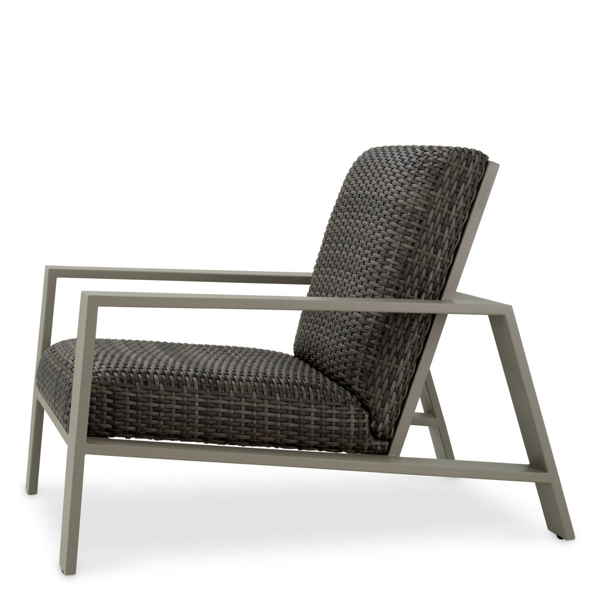 Outdoor Chair Belle Vue Grey finish | grey faux rattan Outdoor 119228 5