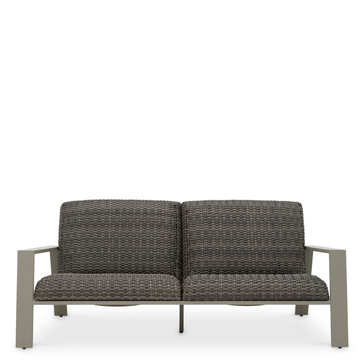 Outdoor Sofa Belle Vue Grey finish | grey faux rattan Outdoor 119229 4