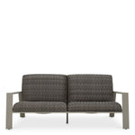 Outdoor Sofa Belle Vue Grey finish | grey faux rattan Outdoor 119229 4