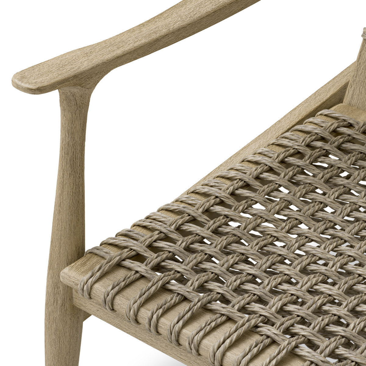 Outdoor Chair Manzo Aged teak | greige rope Outdoor 119230 7