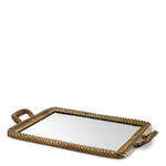 Eichholtz Tray Montmartre — Vintage Brass, Mirror Glass hero image (Image 1)