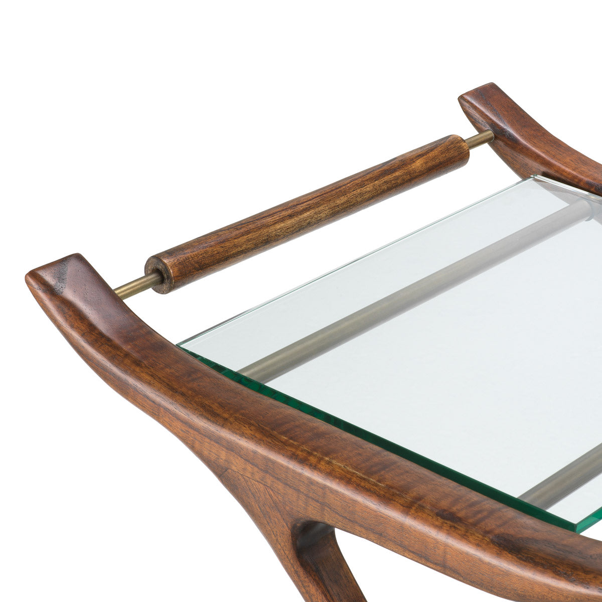 Detail shot of Trolley Manzo Double craftsmanship — Glass accents (Image 5)