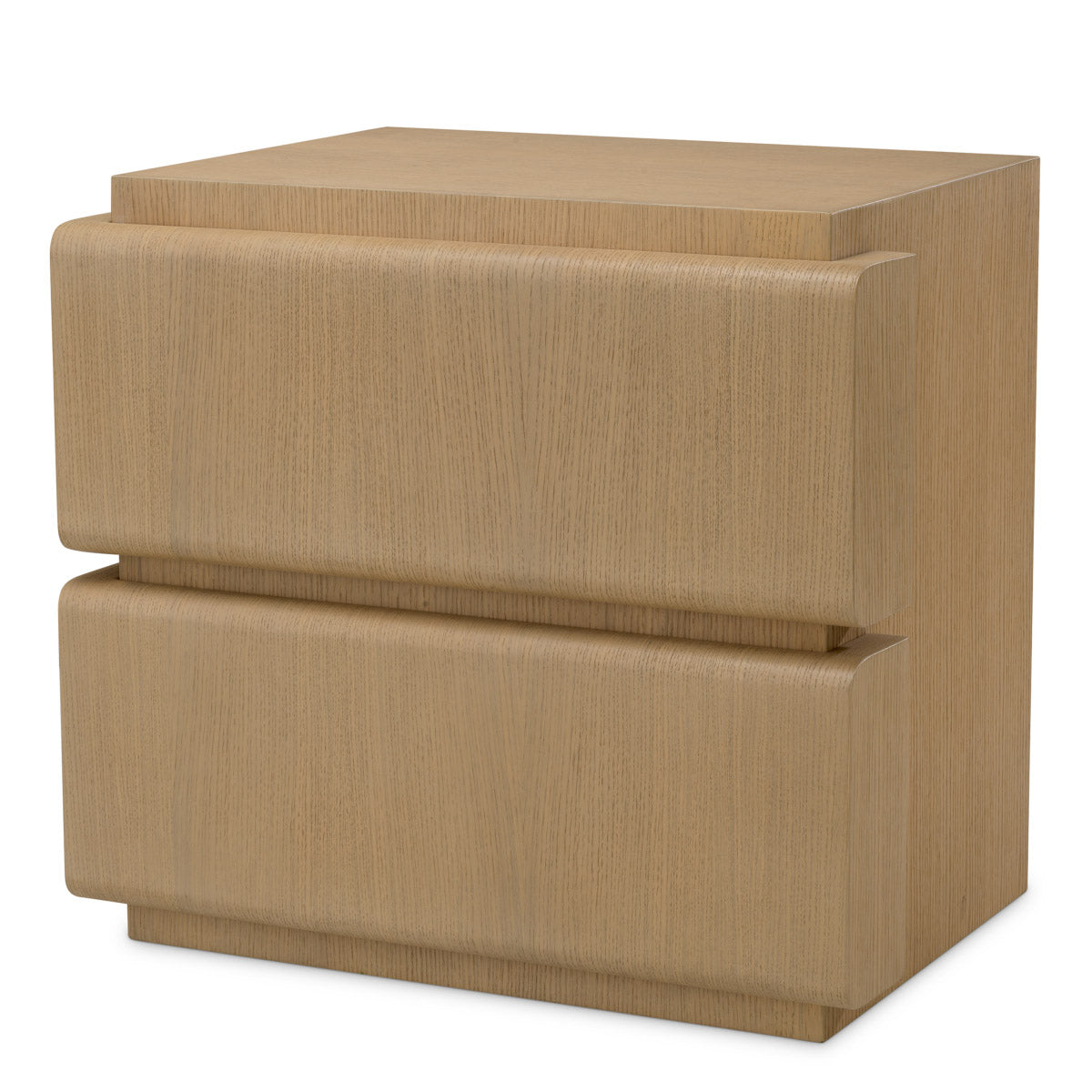 Nightstand Colston Natural oak veneer Cabinets 119277 2
