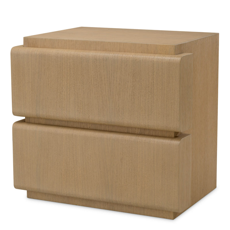 Nightstand Colston Natural oak veneer Cabinets 119277 2
