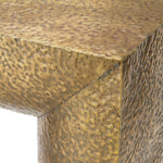 Detail shot of Coffee Table Drayton craftsmanship — Brass accents (Image 5)