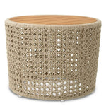 Outdoor Side Table Trinity Natural teak | cream rope Outdoor 119352 11