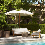 Outdoor Side Table Trinity Natural teak | cream rope Outdoor 119352 3