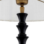 Table Lamp Arabella Piano black finish | black granite base, Including recycled linen-look shade Lighting 119451UL 7