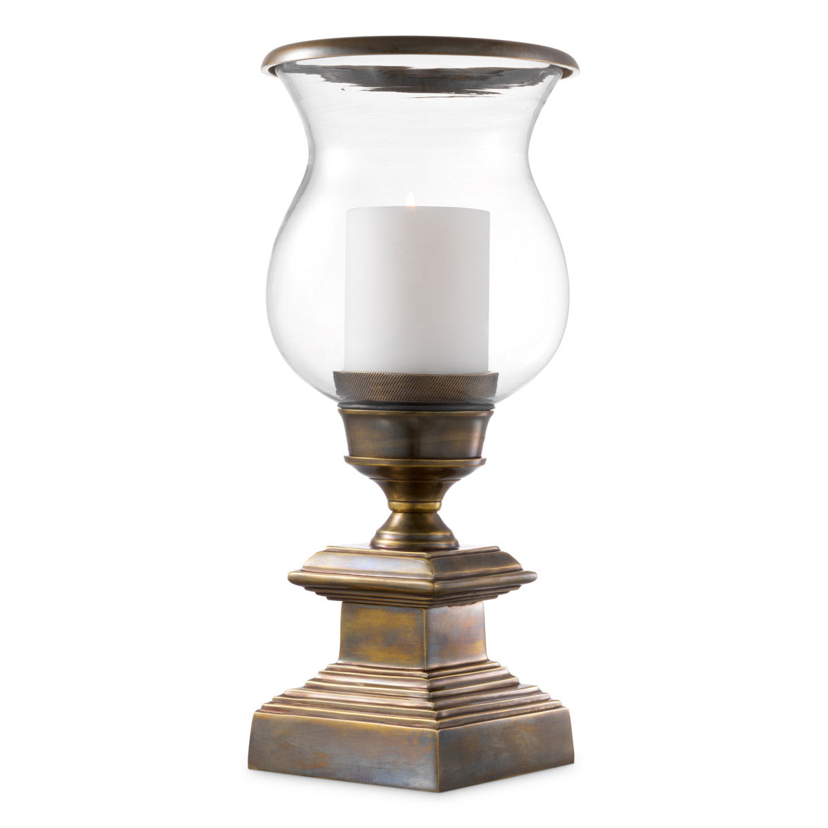 Hurricane Datcha Vintage brass finish | clear glass Accessories 119453 2