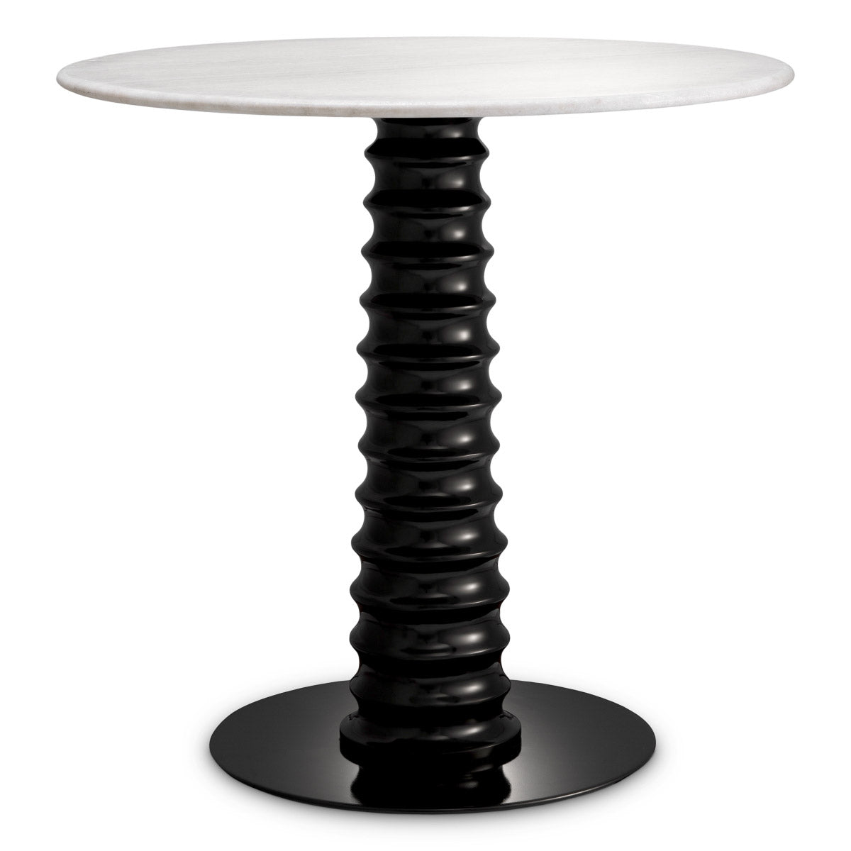 Dining Table Verano Black finish | white marble top Tables 119460 2