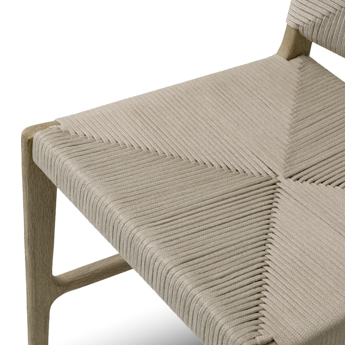 Outdoor Dining Chair Pivetti Aged teak | light grey rope Outdoor 119464 7