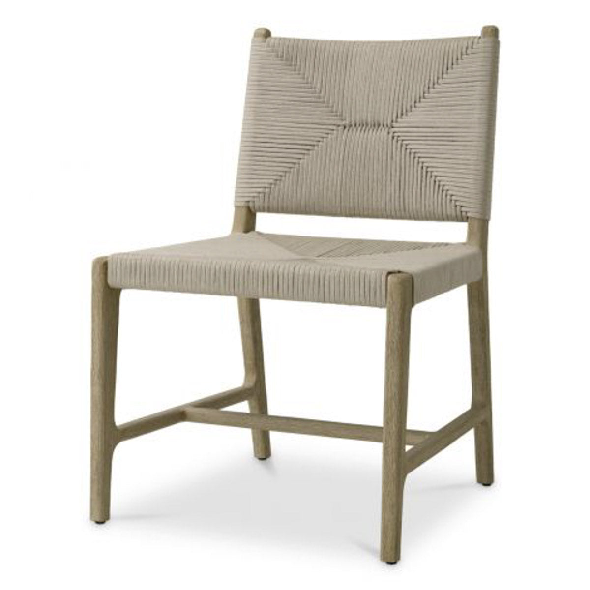 Outdoor Dining Chair Pivetti Aged teak | light grey rope Outdoor 119464 10