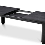 Extendable Dining Table Atelier S Charcoal grey oak veneer Tables 119495 7
