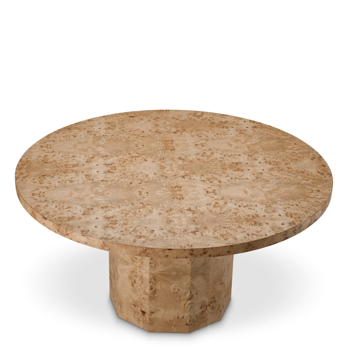 Dining Table Kingsgrove Light brown mappa burl veneer Tables 119527 4