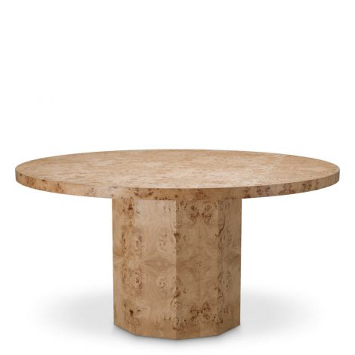 Dining Table Kingsgrove Light brown mappa burl veneer Tables 119527 10