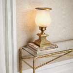 Console Table Xandria Vintage brass finish | clear glass Tables 119545 3