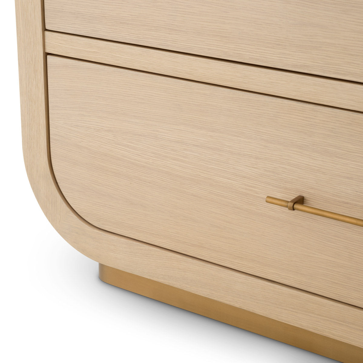 Cabinet Quinton Natural oak veneer | brass finish Cabinets 119550 10