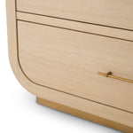 Cabinet Quinton Natural oak veneer | brass finish Cabinets 119550 10