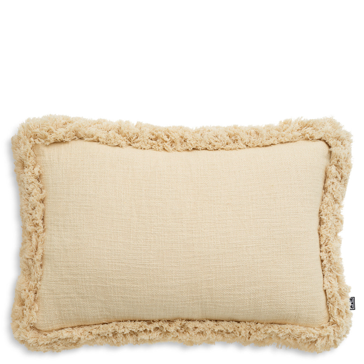 Cushion Brogan rectangular Off-white | fringe 100% cotton Accessories 119611 2