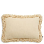 Cushion Brogan rectangular Off-white | fringe 100% cotton Accessories 119611 2