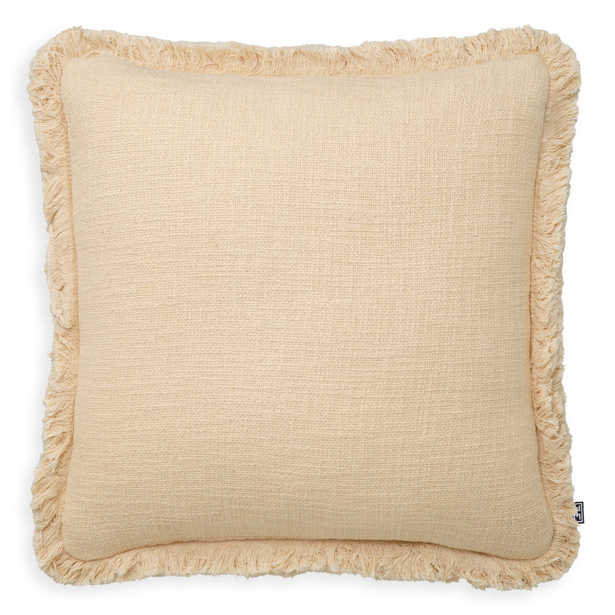 Cushion Brogan square Off-white | fringe 100% cotton Accessories 119612 2