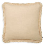 Cushion Brogan square Off-white | fringe 100% cotton Accessories 119612 4