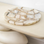 Tray Sonora Round Agate stone, Each piece is unique and differs in color and texture Accessories 119663 3